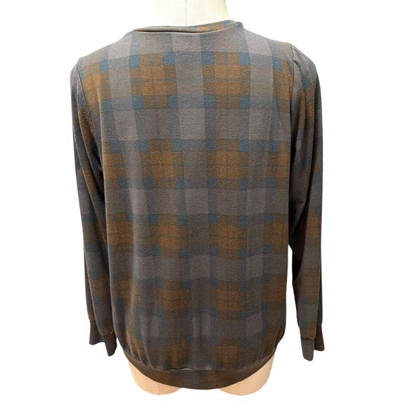 Damaged‎ Torrid 2 Outlander Tartan Plaid Lightweight Knit Pullover Sweatshirt 2X - Picture 4 of 7
